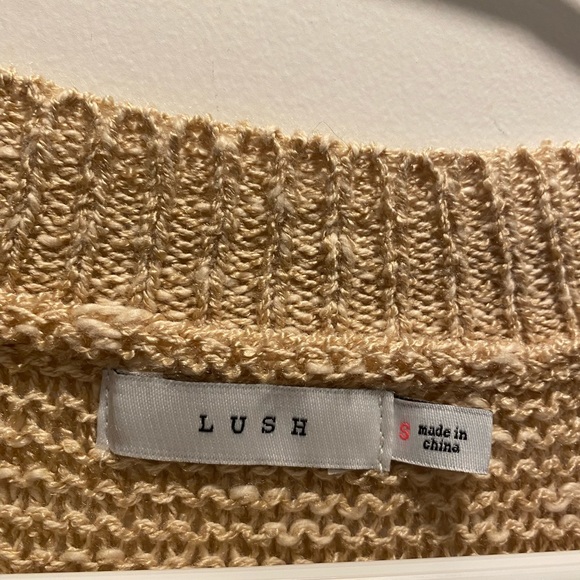 Lush Oatmeal Brown Sweater - Small - Picture 2 of 4